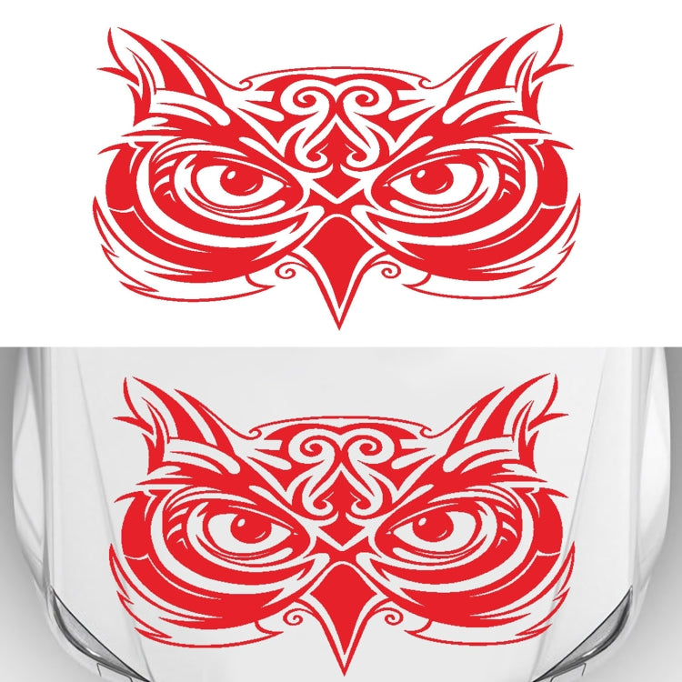 D-921 Eagle Totem Pattern Car Modified Decorative Sticker(Red) - In Car by buy2fix | Online Shopping UK | buy2fix