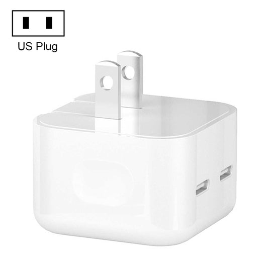 PD 50W Dual USB-C / Type-C Ports Charger(US Plug) - USB Charger by buy2fix | Online Shopping UK | buy2fix