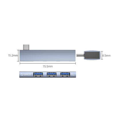 ORICO AH-W13 USB 3.1x1 + USB 2.0x2 to USB-C/Type-C Transmission + Charging Docking Station(Grey) - Computer & Networking by ORICO | Online Shopping UK | buy2fix