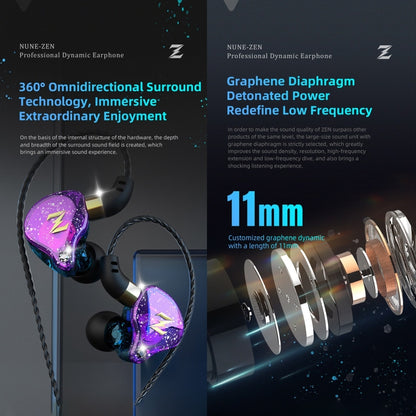QKZ ZEN In-ear Subwoofer Wire-controlled Music Running Sports Earphone with Mic(Green) - In Ear Wired Earphone by QKZ | Online Shopping UK | buy2fix