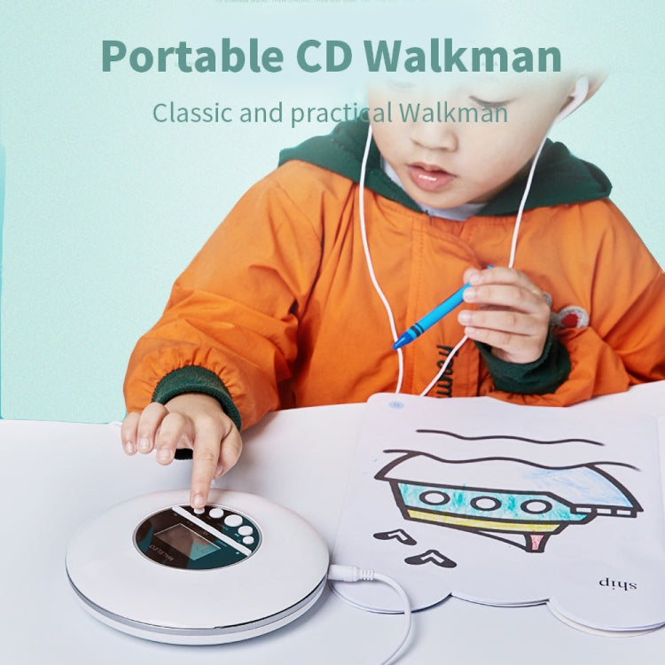 Kecag KC-706 Portable Walkman CD Player(White) - Consumer Electronics by Kecag | Online Shopping UK | buy2fix