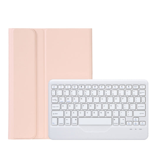 OP12-B Lambskin Texture Ultra-thin Bluetooth Keyboard Leather Case For OPPO Pad Air 10.4 inch(Pink) - Others Keyboard by buy2fix | Online Shopping UK | buy2fix