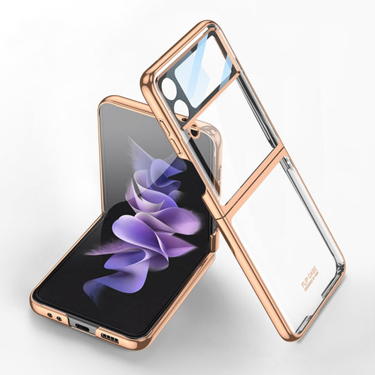 For Samsung Galaxy Z Flip4 GKK Integrated Electroplating Full Coverage Phone Case(Gold) - Galaxy Z Flip4 5G Cases by GKK | Online Shopping UK | buy2fix