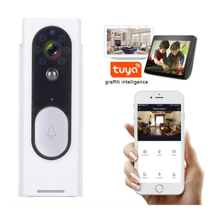 M13 Wireless Intelligent Video Doorbell Support Two-way Voice, Infrared Night Vision, Motion detection(White) - Security by buy2fix | Online Shopping UK | buy2fix