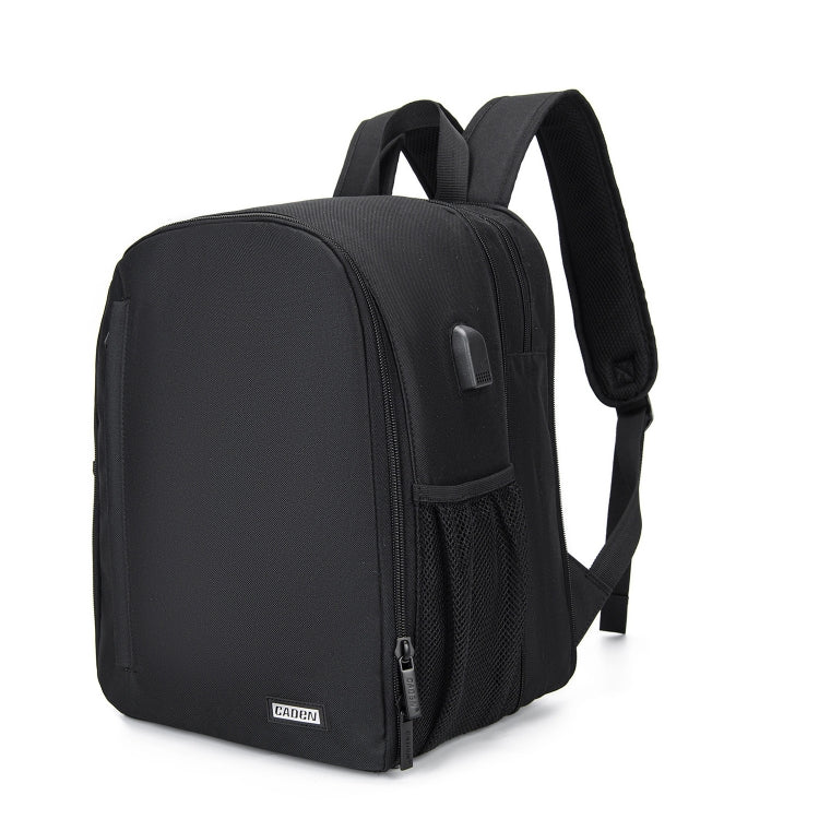 CADeN D6 IV Expandable Camera Backpack Shoulders Camera Lens Bag, Size:32 x 18 x 42cm(Black) - Camera Accessories by CADeN | Online Shopping UK | buy2fix