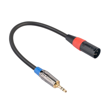 TC194BUXK108-03 3.5mm TRS Male to XLR 3pin Male Microphone Audio Cable, Length: 30cm - Consumer Electronics by buy2fix | Online Shopping UK | buy2fix