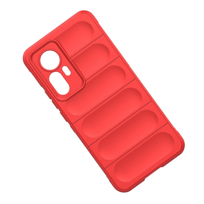 For Xiaomi Redmi K50 Ultra / Xiaomi 12T Magic Shield TPU + Flannel Phone Case(Red) - Xiaomi Cases by buy2fix | Online Shopping UK | buy2fix