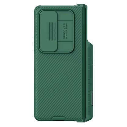 For Samsung Galaxy Z Fold4 5G NILLKIN Black Mirror Pro Series Camshield PC Phone Case with Pen Slot, Set Version(Green) - Galaxy Z Fold4 5G Cases by NILLKIN | Online Shopping UK | buy2fix