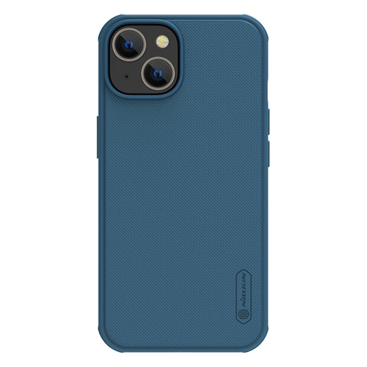 For iPhone 14 Plus  NILLKIN Frosted Shield Pro Magsafe Phone Case(Blue) - iPhone 14 Plus Cases by NILLKIN | Online Shopping UK | buy2fix