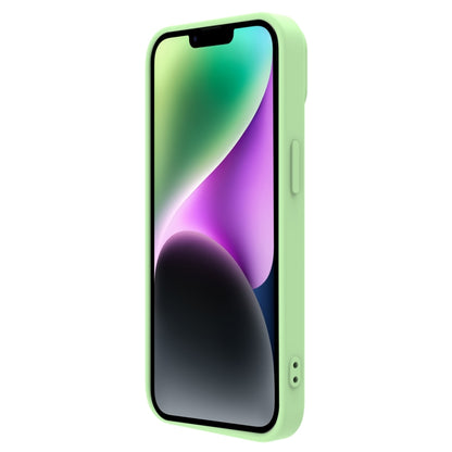 For iPhone 14 NILLKIN CamShield Liquid Silicone Phone Case(Green) - iPhone 14 Cases by NILLKIN | Online Shopping UK | buy2fix