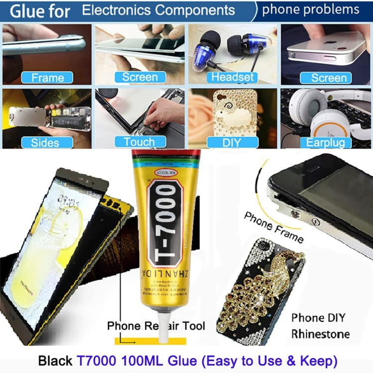 15mL T7000 LCD Screen Black Glue Multifunction Universal DIY Adhesive Glue - Repair Glue Series by buy2fix | Online Shopping UK | buy2fix