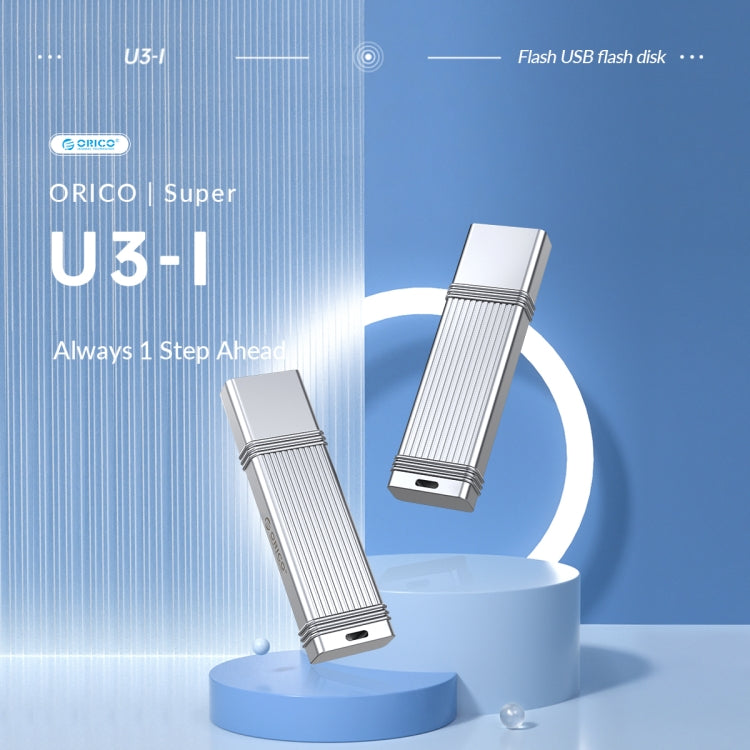 ORICO 32GB USB-A USB3.2 Gen1 USB Flash Drive, Read 260MB/s, Write 50MB/s (Silver) - USB Flash Drives by ORICO | Online Shopping UK | buy2fix