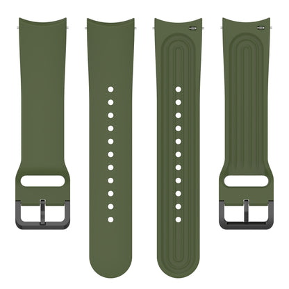 For Xiaomi Watch S1 Pro Silicone Watch Band(Army Green) - Watch Bands by buy2fix | Online Shopping UK | buy2fix