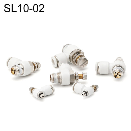 SL10-02 LAIZE SL Throttle Valve Elbow Pneumatic Quick Connector -  by LAIZE | Online Shopping UK | buy2fix