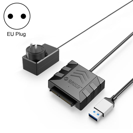 ORICO UTS1 USB 3.0 2.5-inch SATA HDD Adapter with 12V 2A Power Adapter, Cable Length:1m(EU Plug) - USB to IDE / SATA by ORICO | Online Shopping UK | buy2fix