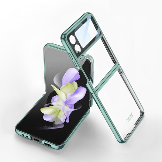 For Samsung Galaxy Z Flip4 GKK Integrated Electroplating All-inclusive Phone Case(Night Green) - Galaxy Z Flip4 5G Cases by GKK | Online Shopping UK | buy2fix