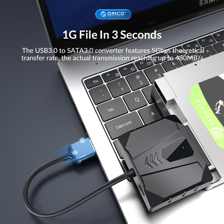 ORICO UTS2 USB 2.0 2.5-inch SATA HDD Adapter, Cable Length:0.5m - USB to IDE / SATA by ORICO | Online Shopping UK | buy2fix