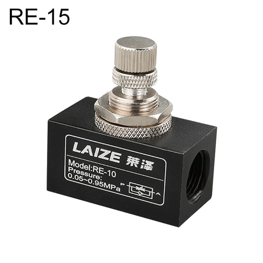 LAIZE Pneumatic Speed Regulating One-way Throttle Valve, Specification:RE-10 DN15mm -  by LAIZE | Online Shopping UK | buy2fix