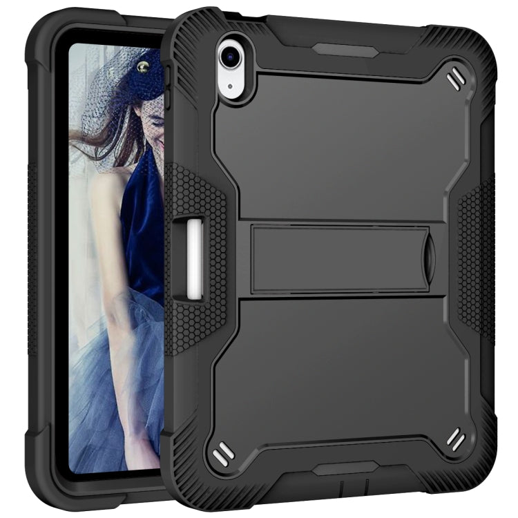 For iPad 2025 / 2022 Silicone + PC Shockproof Tablet Case(Black) - iPad 2025 / 2022 Cases by buy2fix | Online Shopping UK | buy2fix