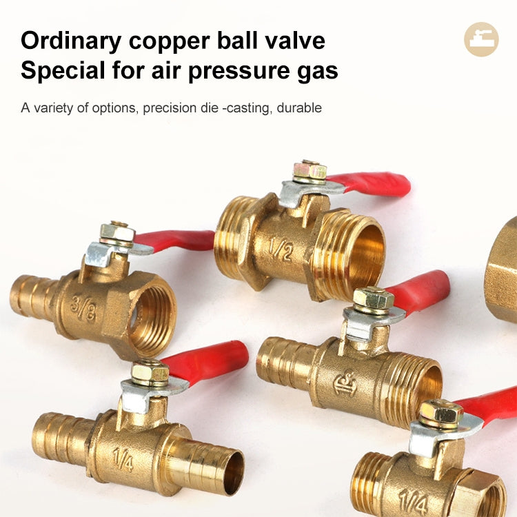 LAIZE Pneumatic Hose Connector Copper Ball Valve, Specification:Double Outside 1 1/8 inch -  by LAIZE | Online Shopping UK | buy2fix