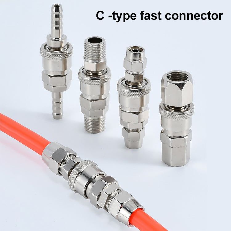 LAIZE PP-40 10pcs C-type Self-lock Air Tube Pneumatic Quick Fitting Connector -  by LAIZE | Online Shopping UK | buy2fix