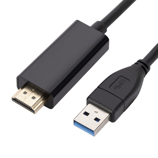 USB3.0 to HDMI Conversion Cable, Length 1.8m(Black) - Cable by buy2fix | Online Shopping UK | buy2fix