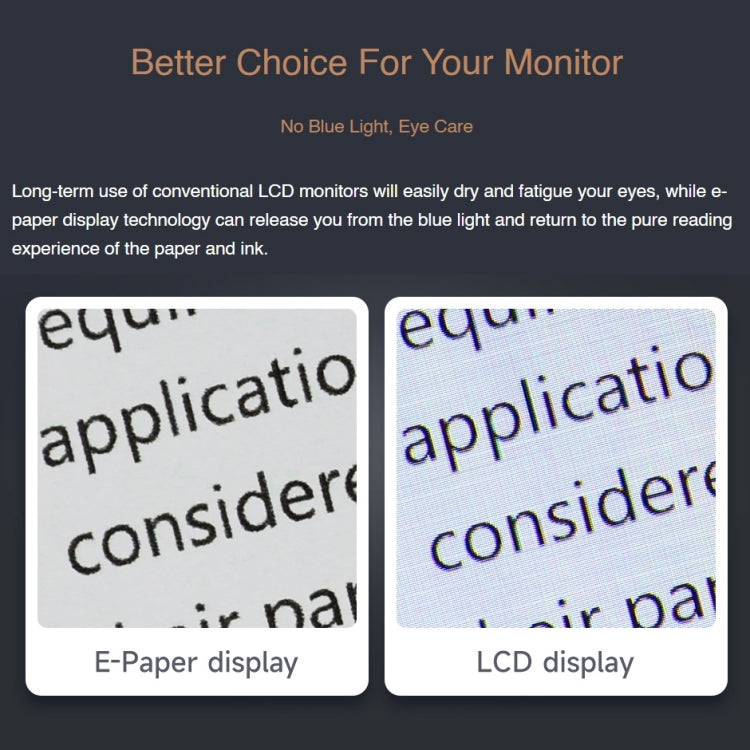 Waveshare 10.3 inch E-Paper Monitor External E-Paper Screen for MAC / Windows PC(US Plug) - Consumer Electronics by WAVESHARE | Online Shopping UK | buy2fix