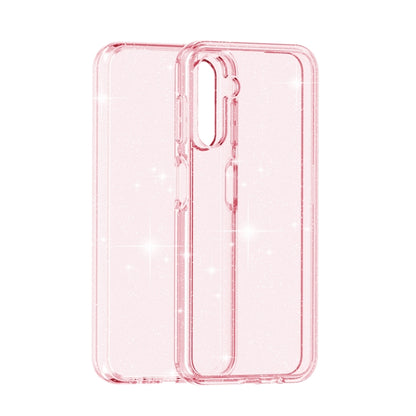 For Samsung Galaxy A14 5G / 4G Shockproof Terminator Style Glitter Powder Phone Case(Shiny Pink) - Galaxy Phone Cases by buy2fix | Online Shopping UK | buy2fix