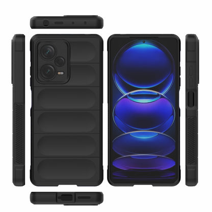 For Xiaomi Redmi Note 12 Pro+ China / Global Magic Shield TPU + Flannel Phone Case(White) - Note 12 Pro+ Cases by buy2fix | Online Shopping UK | buy2fix