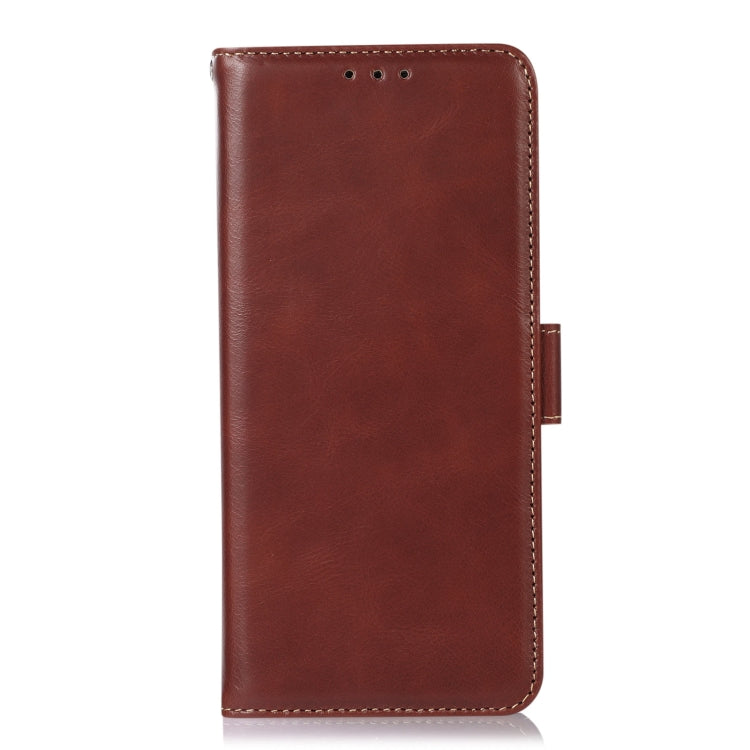 For Samsung Galaxy A54 5G Crazy Horse Top Layer Cowhide Leather Phone Case(Brown) - Galaxy Phone Cases by buy2fix | Online Shopping UK | buy2fix