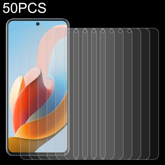 For ZTE Voyage 40 Pro+ 50pcs 0.26mm 9H 2.5D Tempered Glass Film - ZTE Cases by buy2fix | Online Shopping UK | buy2fix