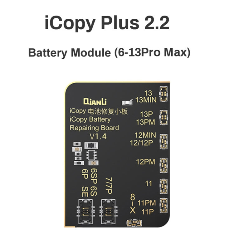 For iPhone 6 - 13 Pro Max Qianli iCopy Plus 2.2 Repair Detection Programmer, Model:Battery Module - Repair Programmer by QIANLI | Online Shopping UK | buy2fix