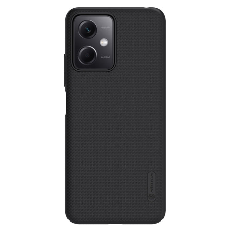 For Xiaomi Redmi Note 12 China NILLKIN Frosted PC Phone Case(Black) - Note 12 Cases by NILLKIN | Online Shopping UK | buy2fix