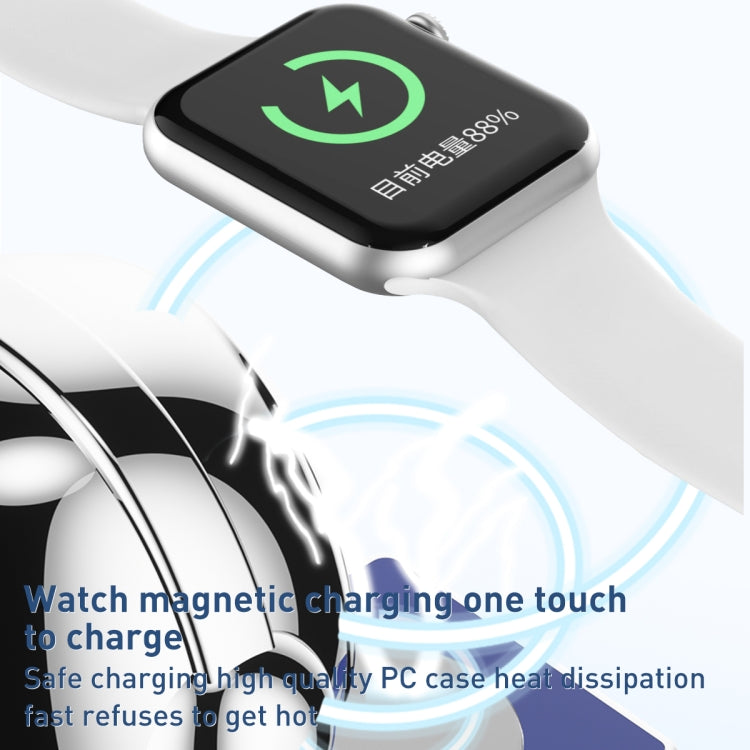 For Watch Intelligent Wireless Charging Holder(Silver) - Smart Wear by buy2fix | Online Shopping UK | buy2fix