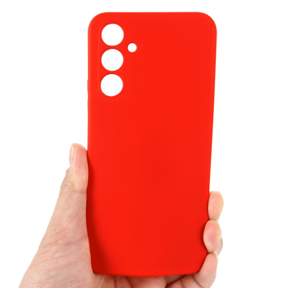 For Samsung Galaxy A54 5G Color Liquid Silicone Phone Case(Red) - Galaxy Phone Cases by buy2fix | Online Shopping UK | buy2fix