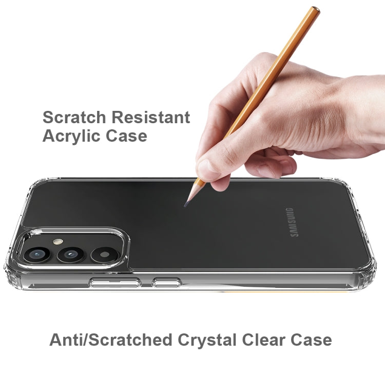 For Samsung Galaxy A34 5G Shockproof Scratchproof TPU + Acrylic Phone Case(Transparent) - Galaxy Phone Cases by buy2fix | Online Shopping UK | buy2fix