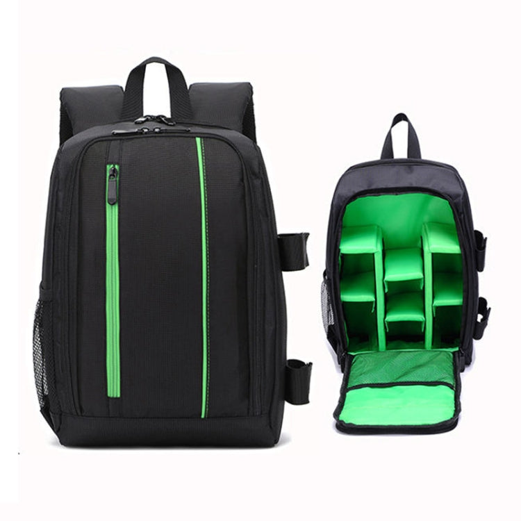 Outdoor Camera Backpack Waterproof Photography Camera Shoulders Bag, Size:33.5x25.5x15.5cm(Green) - Backpack by buy2fix | Online Shopping UK | buy2fix