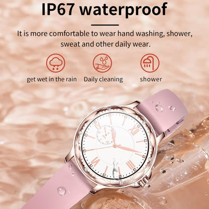 CF12 1.2 inch Waterproof Smart Silicone Strap Wristband Support Heart Rate Monitoring / Blood Pressure Monitoring(Pink) - Smart Wear by buy2fix | Online Shopping UK | buy2fix