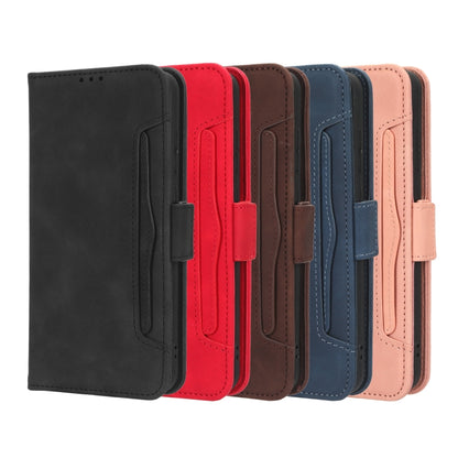 For Xiaomi Poco X5 5G / Redmi Note 12 5G Skin Feel Calf Texture Card Slots Leather Phone Case(Black) - Note 12 Cases by buy2fix | Online Shopping UK | buy2fix