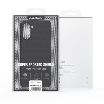 For Realme 10 Pro 5G NILLKIN Frosted PC Phone Case(Black) - Realme 10 Pro Cases by NILLKIN | Online Shopping UK | buy2fix