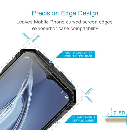 For Doogee S100 50pcs 0.26mm 9H 2.5D Tempered Glass Film - For Doogee by buy2fix | Online Shopping UK | buy2fix