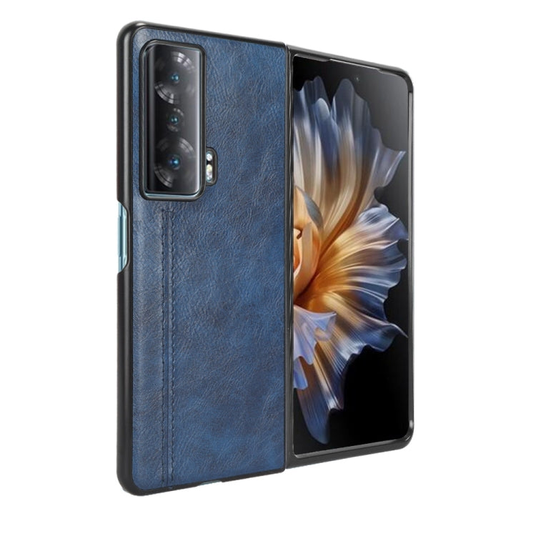 For Honor Magic Vs Sewing Cow Pattern Skin PC + PU + TPU Phone Case(Blue) - Honor Cases by buy2fix | Online Shopping UK | buy2fix