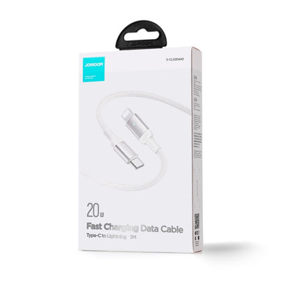 JOYROOM S-CL020A10 Extraordinary Series 20W USB-C / Type-C to 8 Pin Fast Charging Data Cable, Cable Length:3m(White) - 2 in 1 Cable by JOYROOM | Online Shopping UK | buy2fix