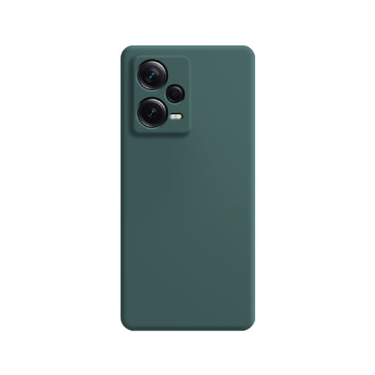 For Xiaomi Redmi Note 12 5G Global Imitation Liquid Silicone Phone Case(Dark Green) - Note 12 Cases by buy2fix | Online Shopping UK | buy2fix