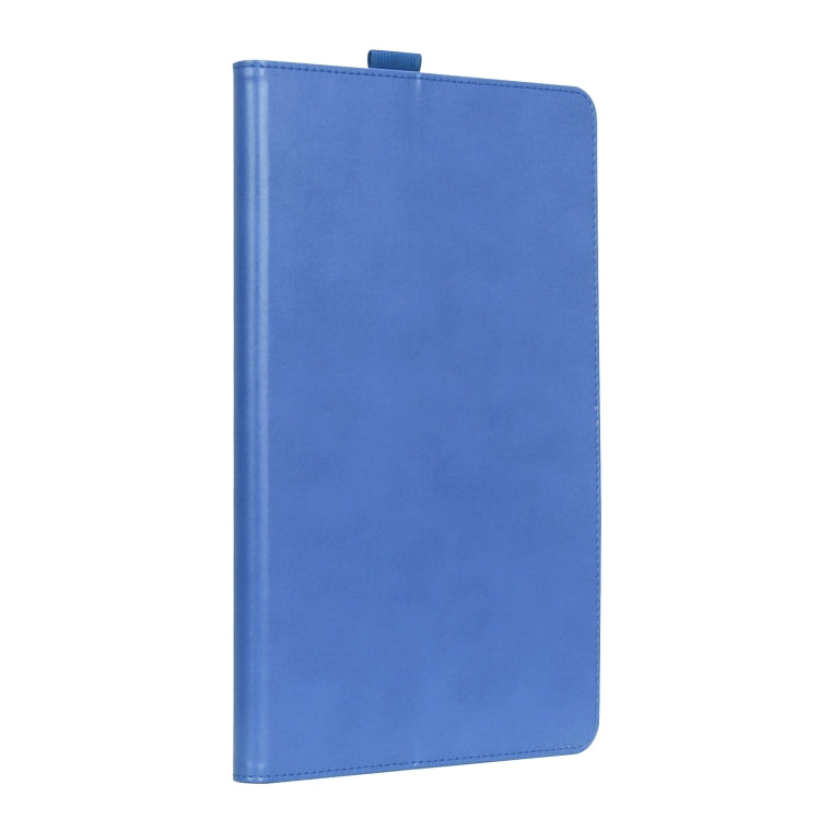 For Lenovo Tab P11 Pro Gen2 11.2 2022 TB132/138 Embossed Front Stand Leather Smart Tablet Case(Blue) - For Lenovo by buy2fix | Online Shopping UK | buy2fix