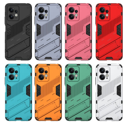 For Xiaomi Redmi Note 12 4G Global Punk Armor 2 in 1 PC + TPU Shockproof Phone Case with Holder(Green) - Note 12 Cases by buy2fix | Online Shopping UK | buy2fix