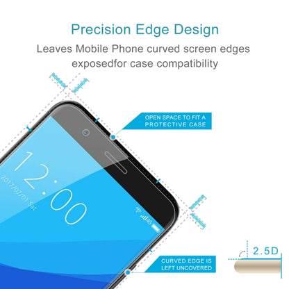 For UMIDIGI C2 50pcs 0.26mm 9H 2.5D Tempered Glass Film - For Umidigi by buy2fix | Online Shopping UK | buy2fix