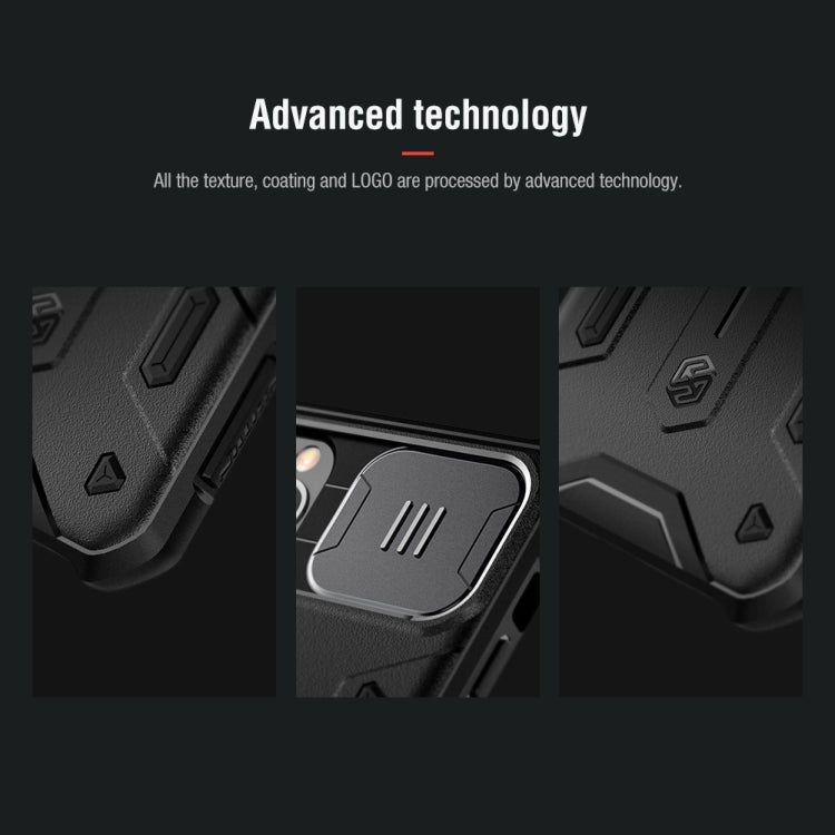 For iPhone 11 Pro Max NILLKIN Shockproof CamShield Armor Protective Case with Invisible Ring Holder(Black) - iPhone 11 Pro Max Cases by NILLKIN | Online Shopping UK | buy2fix