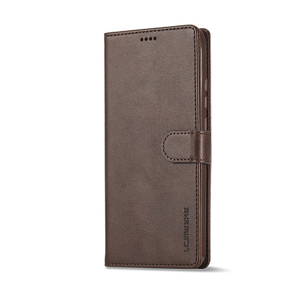 For Xiaomi Redmi Note 12 4G Global LC.IMEEKE Calf Texture Leather Phone Case(Coffee) - Note 12 Cases by LC.IMEEKE | Online Shopping UK | buy2fix