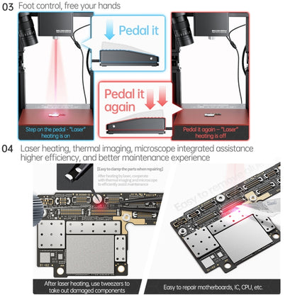 Mega-idea Intelligent Infrared Laser Desoldering Machine, Model:Without Microscope Set(US Plug) - Separation Equipment by QIANLI | Online Shopping UK | buy2fix